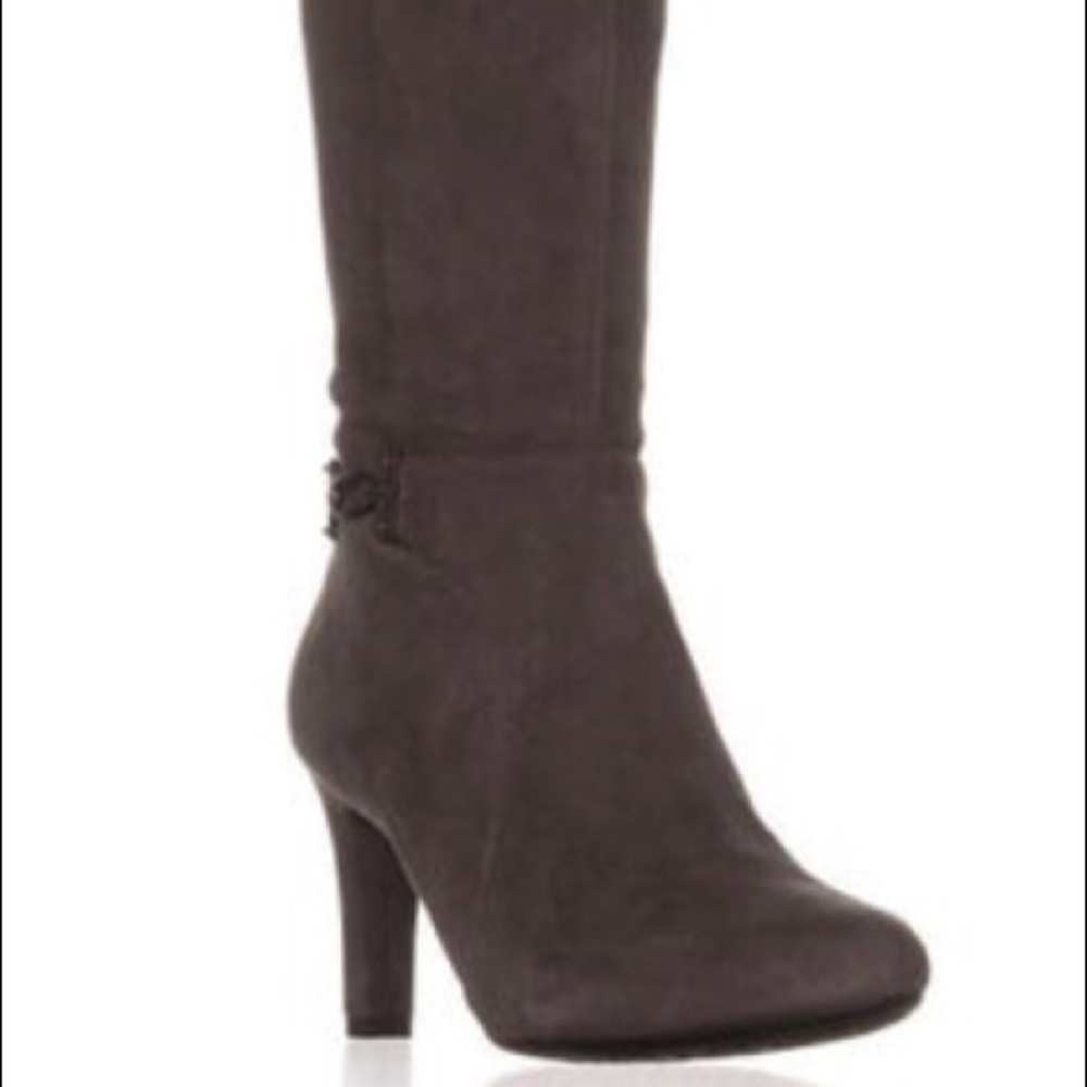 BANDOLINO Suede  Wide Calf Boots